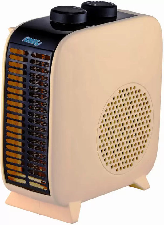 AIRDEC Warmflow ISI Certified 1000 W / 2000 W silent Performance Copper motor Fan Room Heater