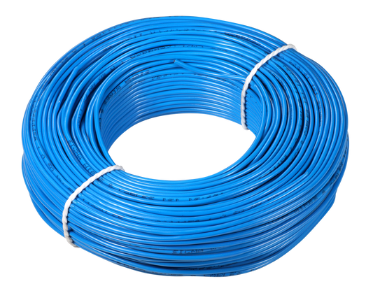 Airdec roll of blue electrical wire