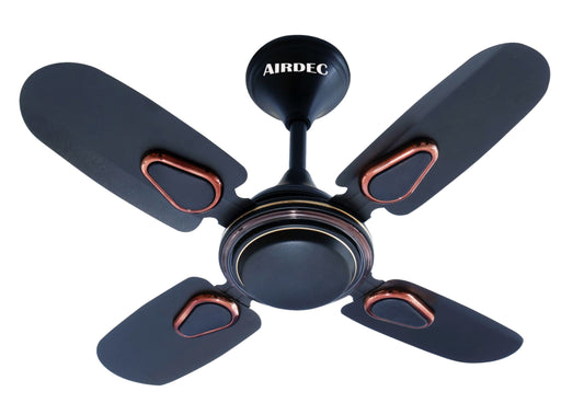 Airdec Swift Classic 600 mm / 24 inch High Speed Energy Saver 4 Blade Ceiling Fan (Pack of 1) (Breeze))