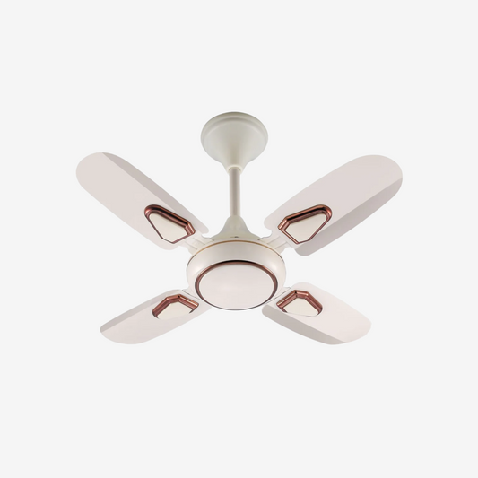 Airdec Florence 600 mm Ultra High Speed Anti dust 4 Blade Ceiling Fan (Pack of 1) (Ivory)
