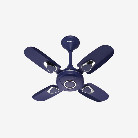 Airdec Raptor 600 mm High Speed Decorative 4 Blade Ceiling Fan (Pack of 1) (Blue)