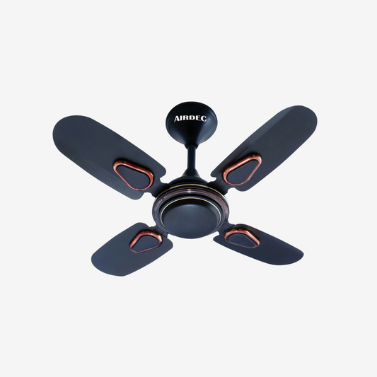 Airdec Swift Classic 600 mm / 24 inch High Speed Energy Saver 4 Blade Ceiling Fan (Pack of 1) (Breeze))