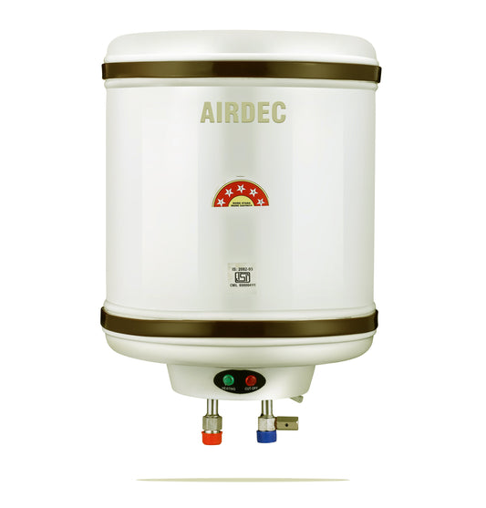 AIRDEC 10 L Storage Water Geyser (Heaton, Ivory)